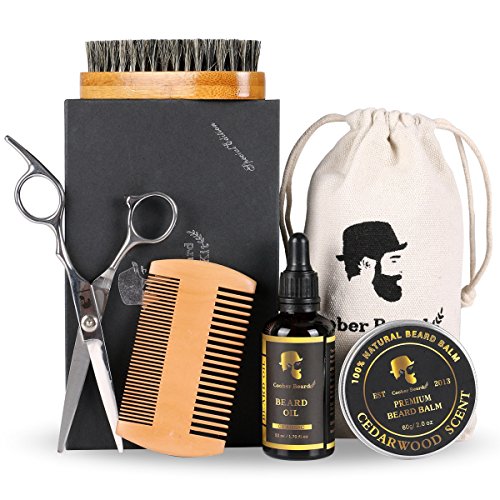 beard grooming & trimming kit for men care beard brush beard comb