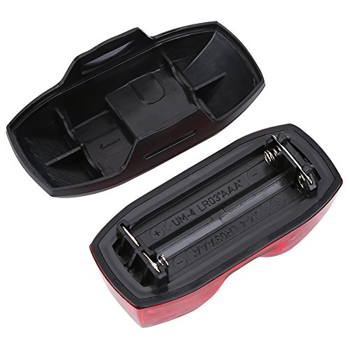 VGEBY Luce Posteriore per Bici Rossa, Doppio LED