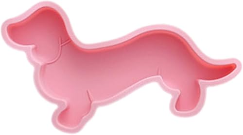 Miniatura 7 de Molde de silicona 3D para hornear, lindo molde para pastel de perro salchicha para cachorros, molde de silicona con forma de animal, molde de