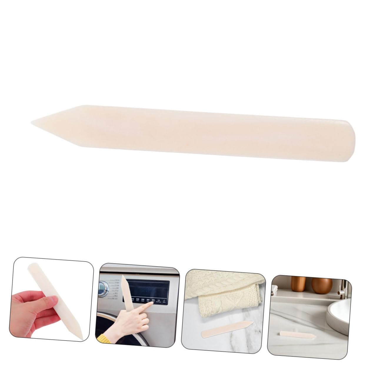 Raspador de Hueso para Ropa Herramienta de Limpieza de Hueso Eliminación de Manchas y Pelusas para Limpieza de Alfombras y Ropa de Tela