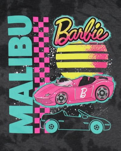 Barbie Girls' Malibu Barbie Dream Car Kids Tie-Dye Short Sleeve T-Shirt Tee2