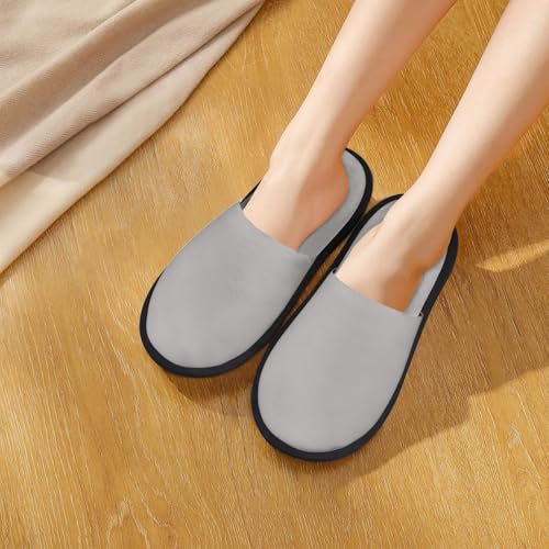Gary Print House Slippers For Women And Men,Soft Slippers With Memory Foam,Non-Slip Indoor Home Shoes4