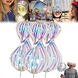 Rainbow Spinner, Rainbow Twirler, Rainbow Twirler Stick, Magic Rainbow Spinner, Rainbow Spinner, Rainbow Spinner Toy, Variable Twirler Stick Rave Toys for Valentine's Day Party Festivals (3pcs)
