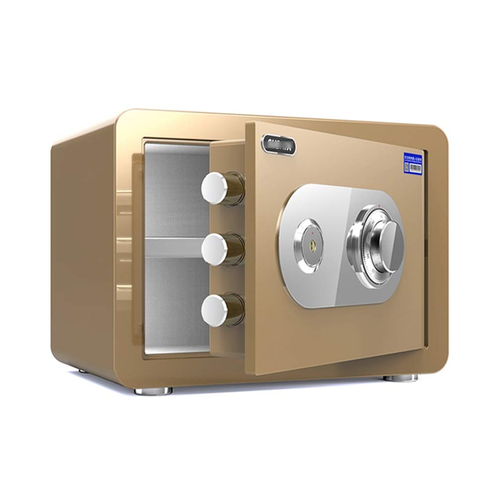 Kennwort, SAFES Mechanical Password Leftbox, Mini Mechanical Lock Safes Stahl große Kapazität Unsichtbares sicheres Box, 2 Farben und 3 -Größen optionaler sicherer Schrank (Farbe: B, Größe: 30 cm