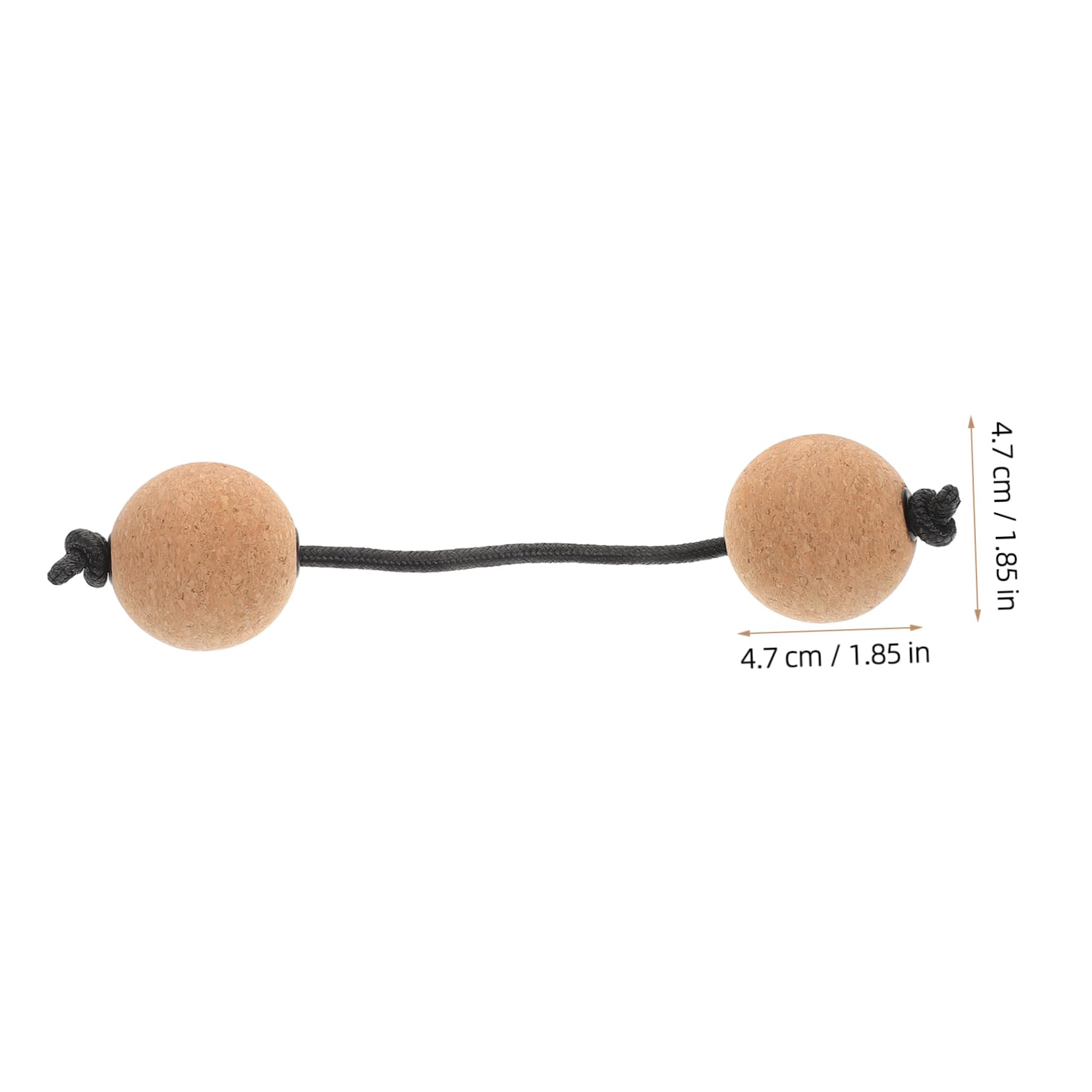 Shaker à Percussion Kashaka à Double Boule, 2 Paires