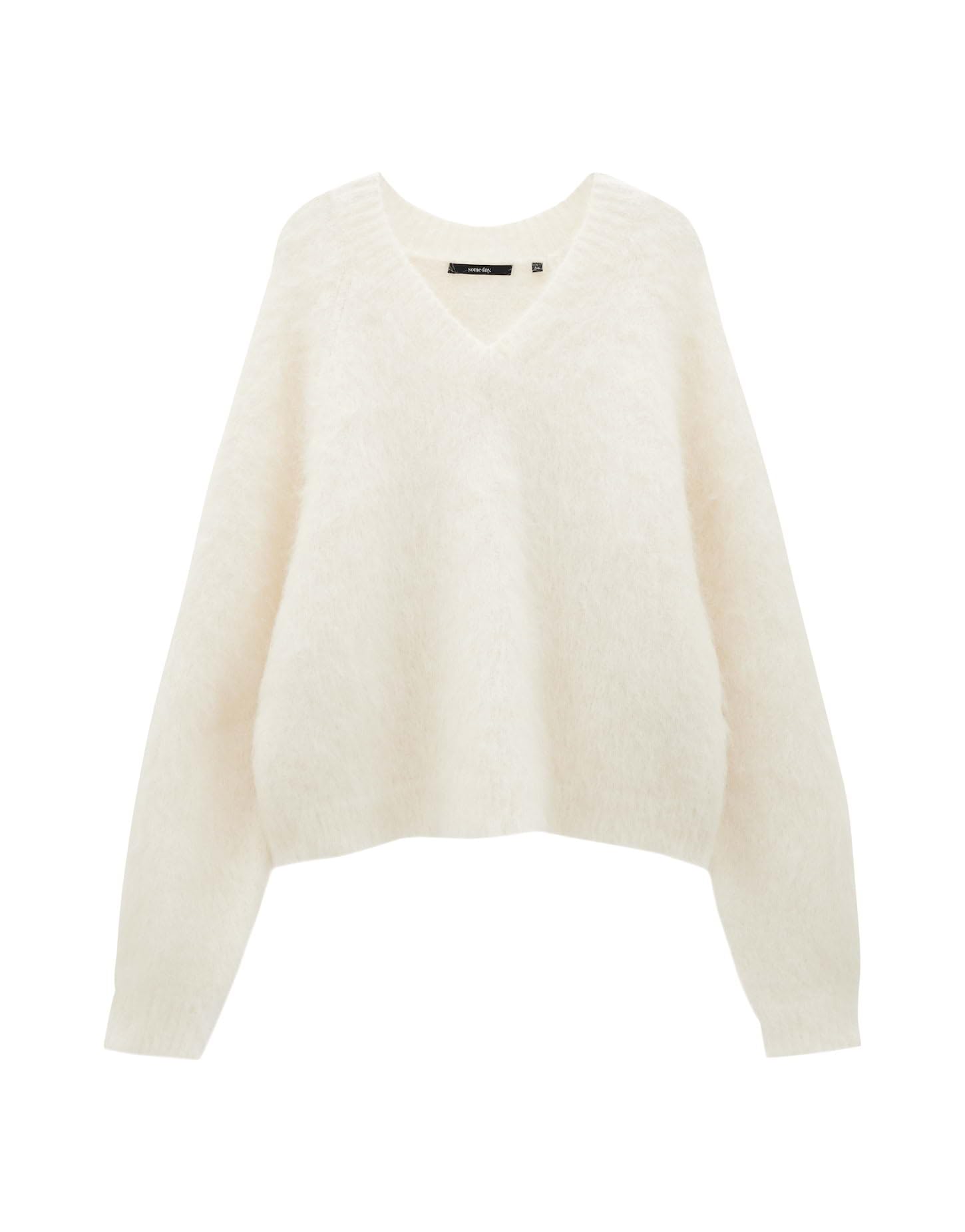 someday Damen Pullover | Flauschiger Strickpullover TANYARA Loose mit Alpaka Wolle