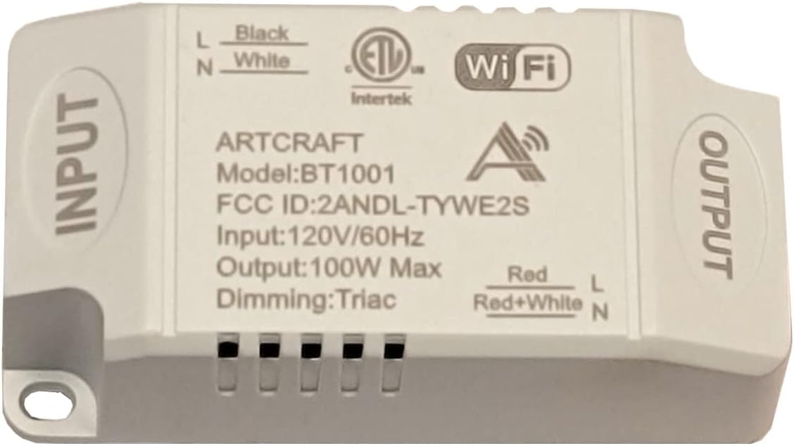 EZ- Smart Lighting Adapter-1.4 Inches Wide by 0.9 Inches High EZ- Smart Lighting Adapter-1.4 Inches Wide by 0.9 Inches High