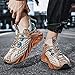 GSIGUL Mens Walking Tennis Shoes Running Blade Fashion Sneakers Mesh Trail Jogging Casual Athletic Shoes Beige Size 10