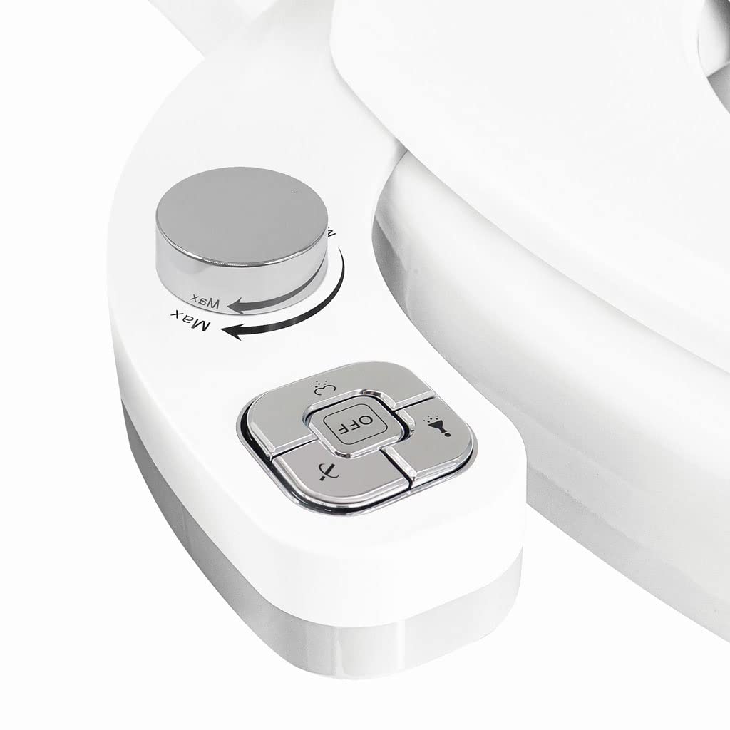Ldhsjh D Self-Cleaning, Water, Bidet Seat Attachment, Adjustable, Lightweight, Urable, Portable, User-Friendly, Compact, Fresh, Non, Electric, Toilet