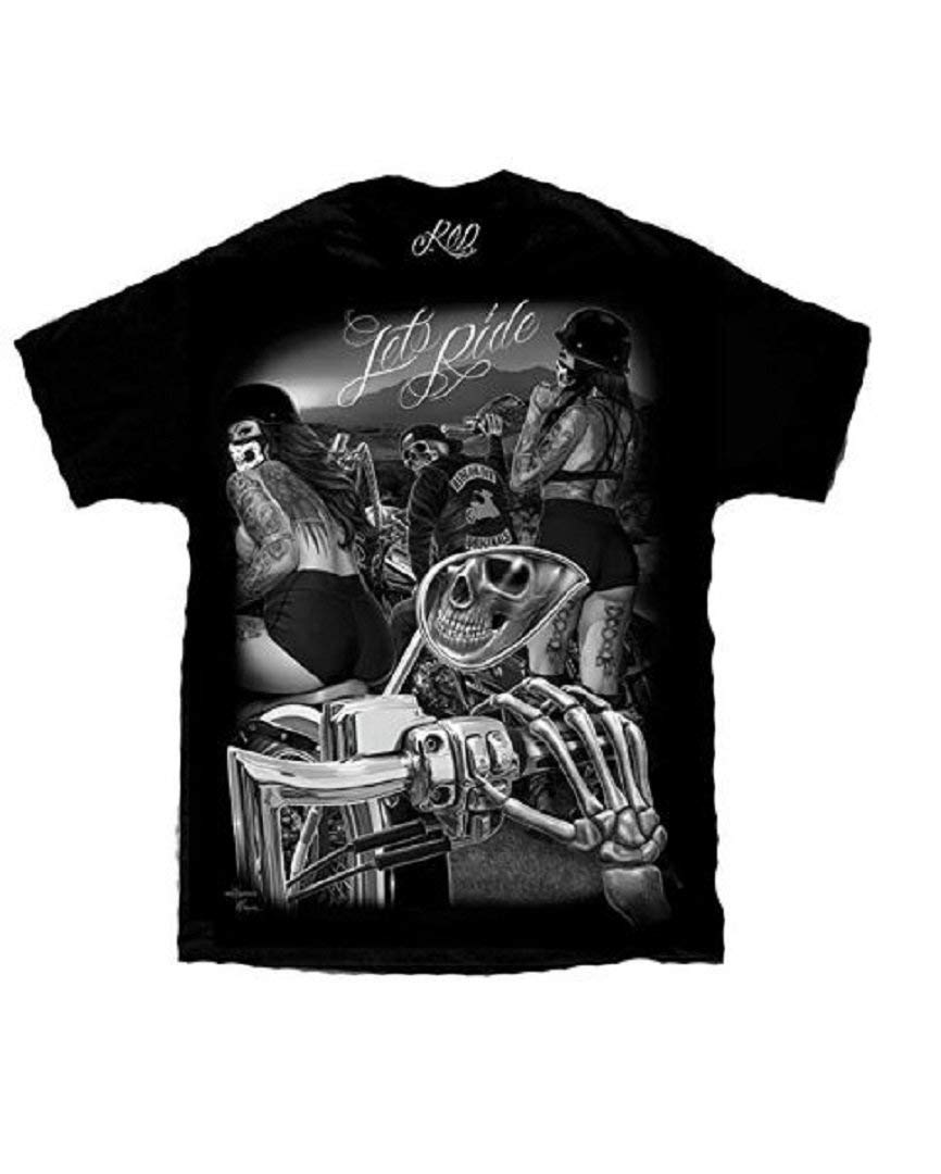DGA David Gonzales ArtRide Or Die Mayans Sexy Biker Chicks Motorcycle David Gonzales DGA T Shirt