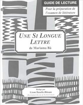 Paperback Une Si Longue Lettre: Study Guide for French Literature [French] Book