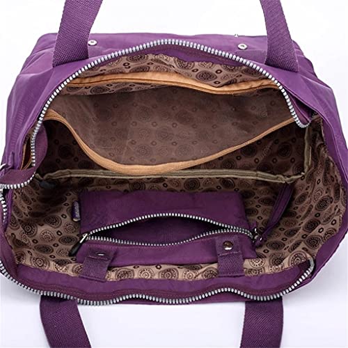 Nylon Travel Bag Ladies Carry Fitness Travel Tote Shoulder Bag Large Capacity Weekend Tote4