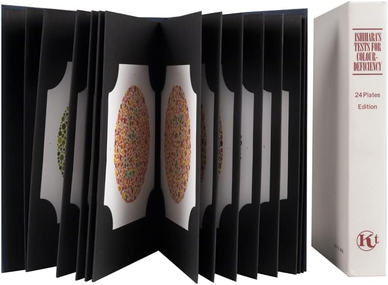 CosmidCosmid Ishihara Test Chart Books for Color Deficiency 24 Plates.