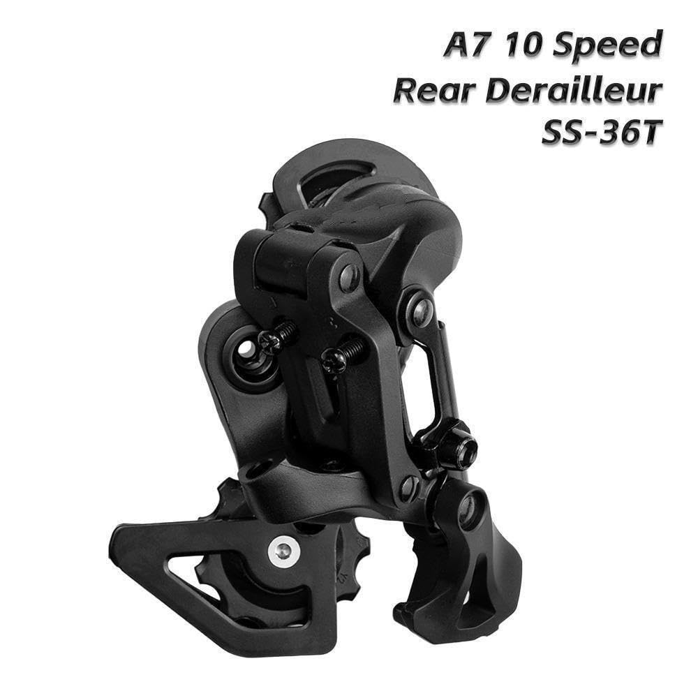 desviador de Bicicleta para MTB Compatible A7 10 velocidades desviador Trasero Micro Cambios Bicicleta Carretera Cambio Post