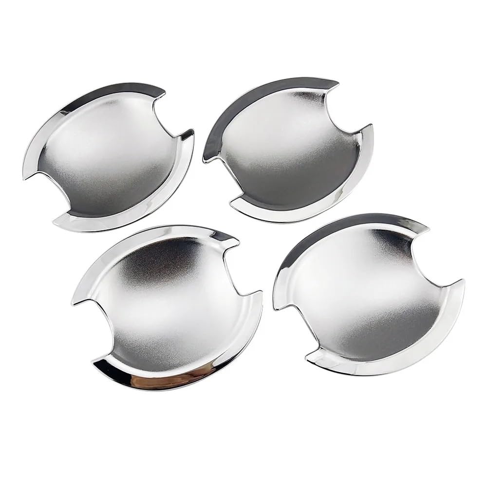 Mlhoghigd Silver Door Handle For Outlander For Lancer For Asx 2008-2018 Car Door Handle Bowl Cover Sticker Styling Accessories