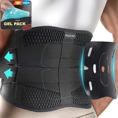 Faja Lumbar Hombre y Mujer con Soporte Ergonómico Extraible - Incluye...