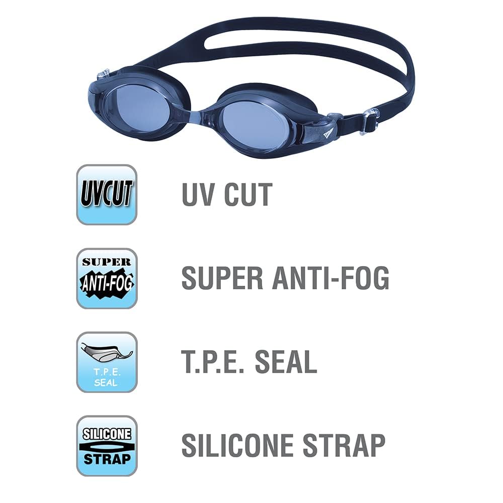 View Swimming Gear V-500 Platina - Occhialini da Nuoto
