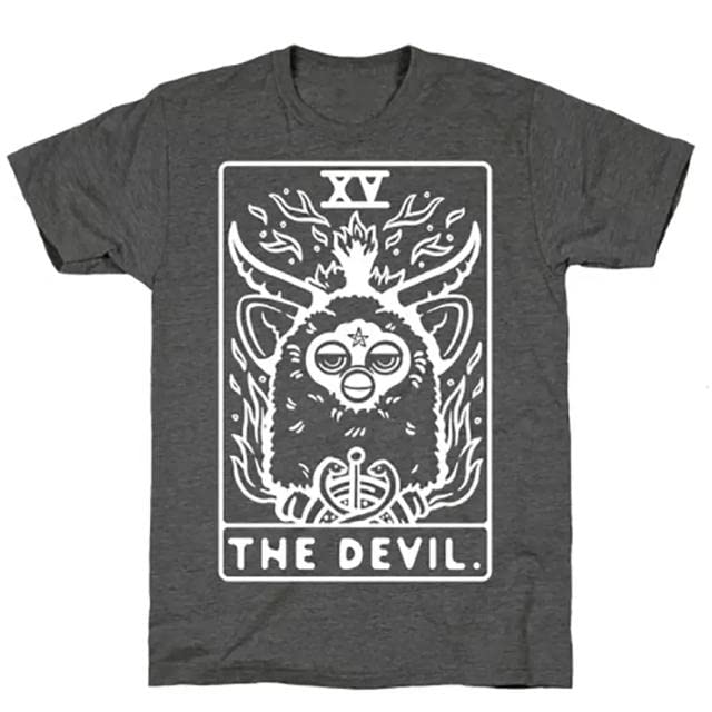 ファービー 悪魔 デビル Tシャツ お洒落 個性的 変わったデザイン 可愛い Amazon.co.jp: ファービー 悪魔 デビル Tシャツ お洒落 個性的