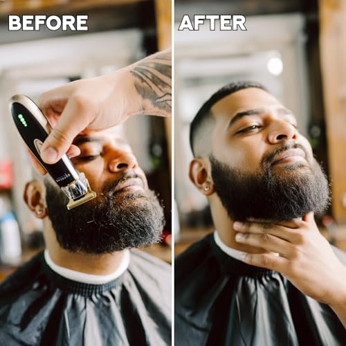 Image of Supreme Trimmer 2-in-1 Pro Clipper & T-Shaper Combo | Professional ST5200 Beard Trimmer STC5030 Hair Clipper Barber Kit | Gold