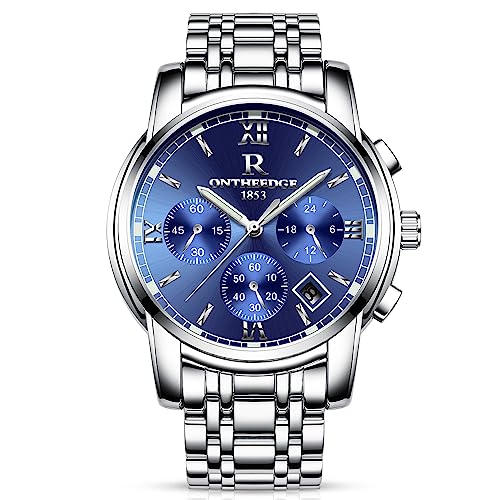 rorios Business Uhren Analog Quarzuhr Kalender Edelstahl Metallarmband Leuchtend Armbanduhr rorios Business Uhren Analog Quarzuhr Kalender Edelstahl Metallarmband Leuchtend Armbanduhr