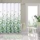 Wolke sieben Premium Duschvorhang Badezimmer Vorhang Polyester Wasserdicht Waschbar Anti-Schimmel I Verstärkter Saum mit Gewichtsband I Set inkl. 12 Haken, Metall-Ösen (Grün, 180 x 180 cm)