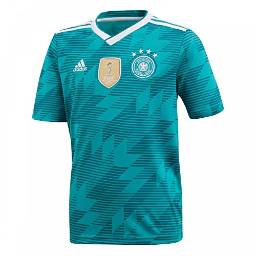 adidas Kinder Dfb Away Jersey 2018 Trikot, grün (eqt green s16/White/Real...