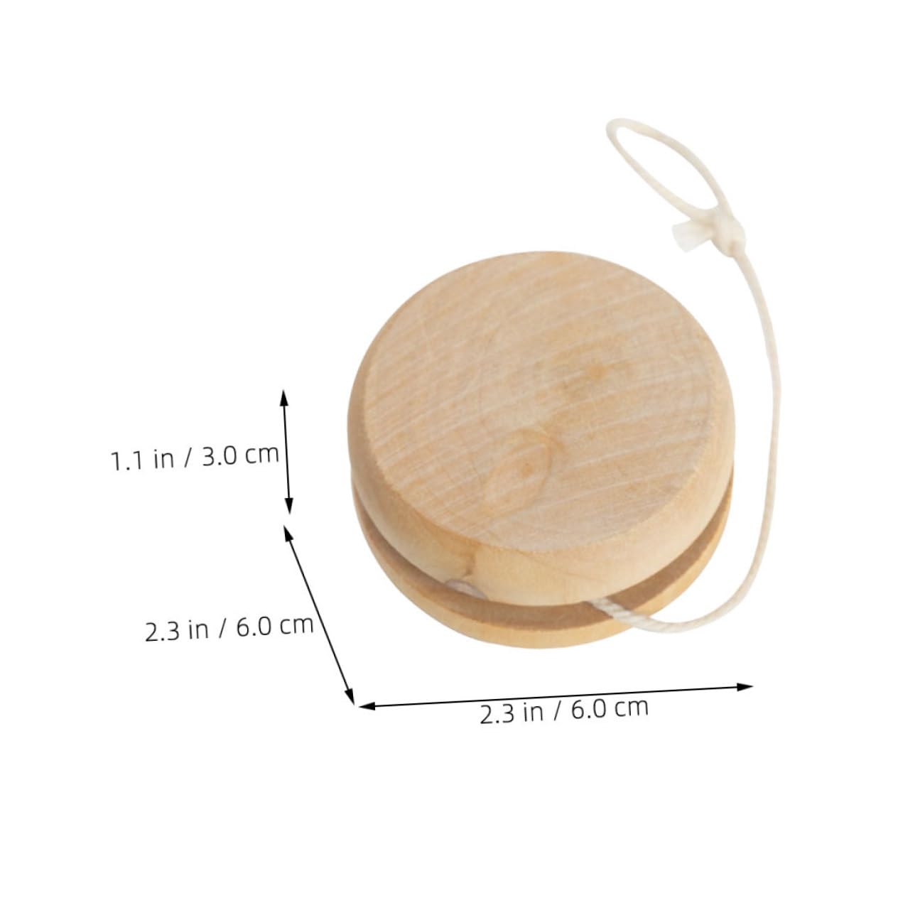 Yardwe 1set Wooden Balls Easy to Use Outdoor Plaything for All Ages and Sturdy Fun and Engaging 5pcs