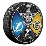 2018 Stanley Cup Playoffs 2nd Round Lightning vs Bruins Official NHL Game Puck