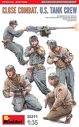 Miniart 1:35 - Close Combat US Tank Crew (Spec Edition) miniatura 1