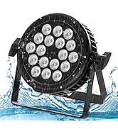 Faro PAR LED 84W RGBW DMX - Luci DJ Palco Con Telecomando Per Feste E Matrimoni - Foto 10