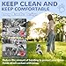 POMYDODU Pooper Scooper for Dogs, 17.7
