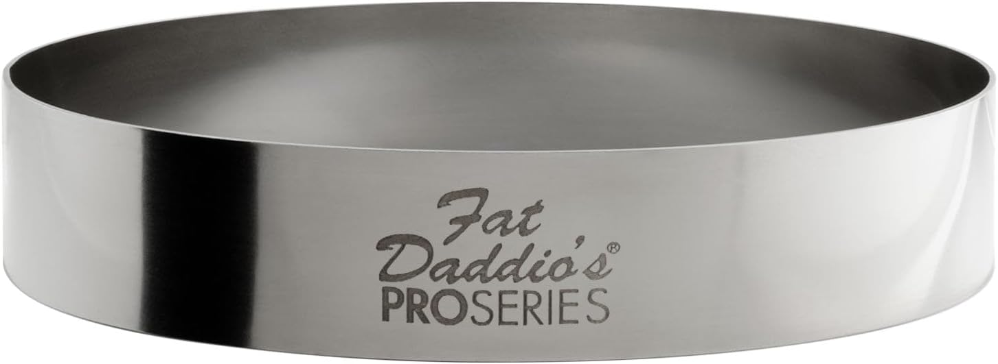 Fat Daddio’s Stainless Steel Round Cake & Pastry Ring, 3.5 x 0.75 Inch Fat Daddio’s Stainless Steel Round Cake & Pastry Ring, 3.5 x 0.75 Inch