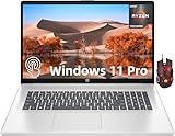 HP 2024 Newest 17 Laptop, 17.3' HD+ Touchscreen Display, Windows 11 Pro, 32GB RAM, 1TB SSD, AMD Ryzen 5 7530U(Beat i7-1165G7), Wi-Fi 6, Anti-Glare, HDMI, Webcam, Business Laptop, with Mouse