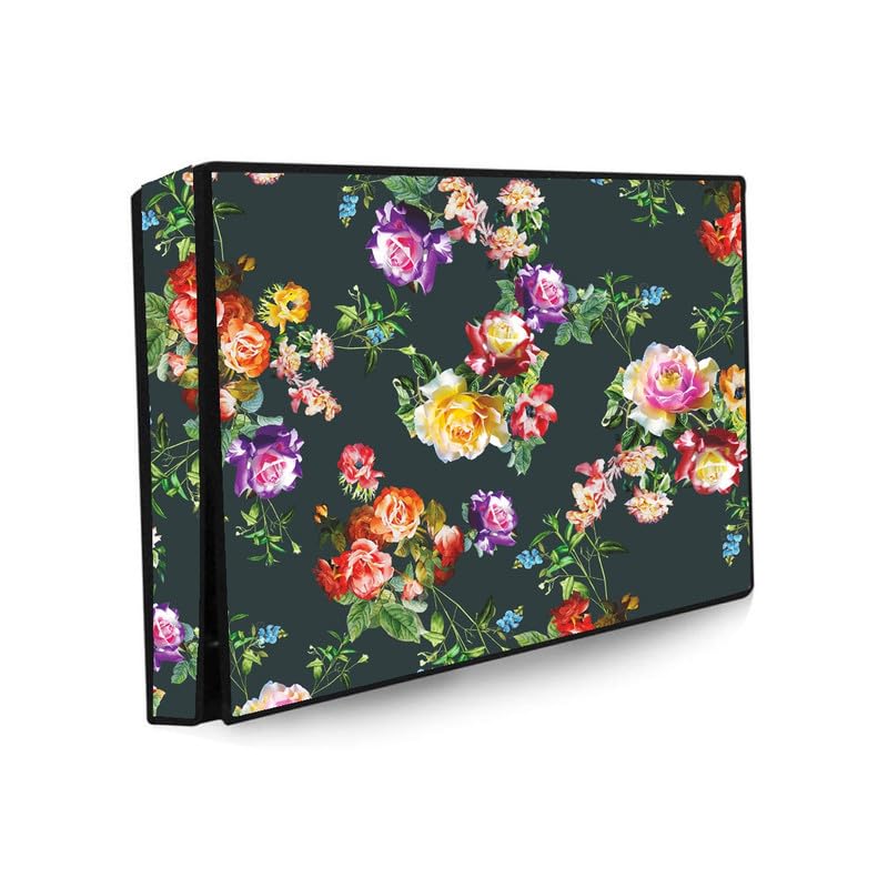 Mahal Creation PVC Printed LED TV Cover 43 Inch, Waterproof and Dustproof Cover with Transparent Polythene Layer Suitable for All Brands Led Tv (Dark Green)-picture-17