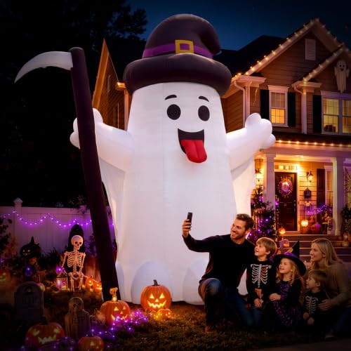 RELIFLOAT 20ft Halloween Inflatable Decorations Ghost Outdoor, Yard Blow Up - image 1