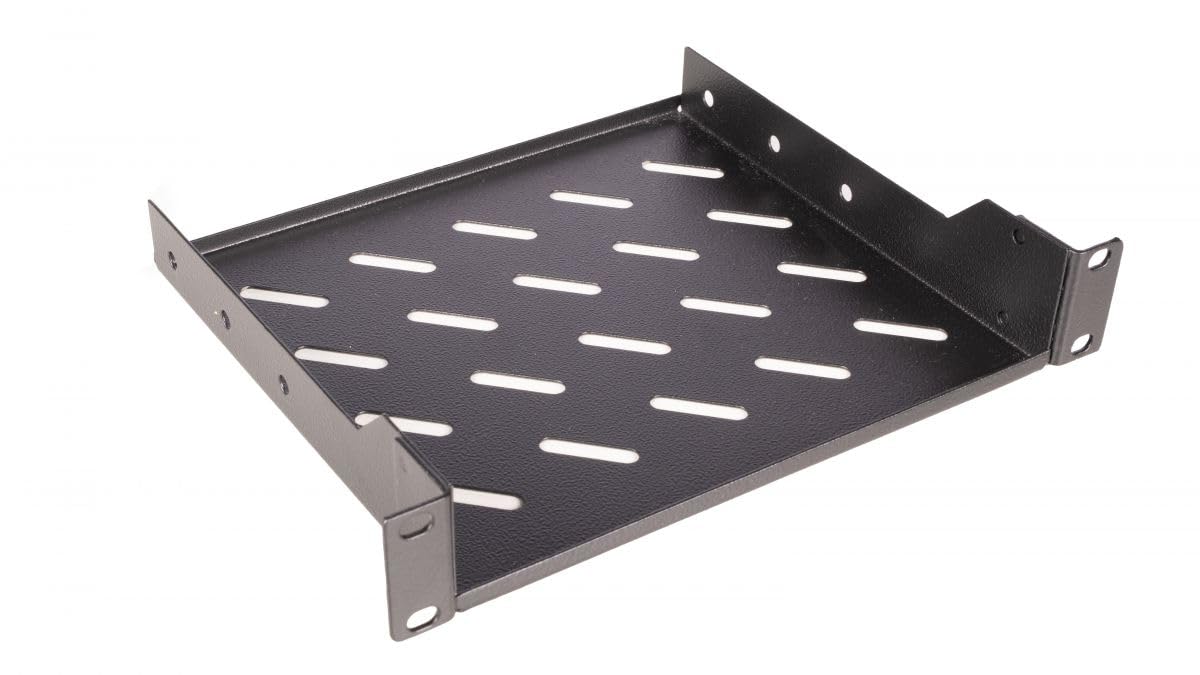 Equip Półka twarda 10" do szaf serwerowych, 1U 20 cm czarna