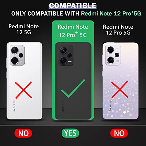 Image of TheGiftKart Flip Back Cover Case for Mi Redmi Note 12 Pro Plus 5G | Dual-Color Leather Finish | Inbuilt Stand & Pockets | Wallet Style Flip Back Case for Redmi Note 12 Pro Plus 5G (Blue & Brown)