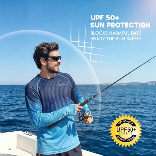Riverruns Men's UPF 50+ Ice-Cool Quick-Dry Fishing Shirt with Thumbholes - image 3