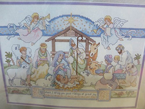 Bucilla Nativité 83043 kit feutrine Noël vintage 1993 pour crèche artisanale à coudre