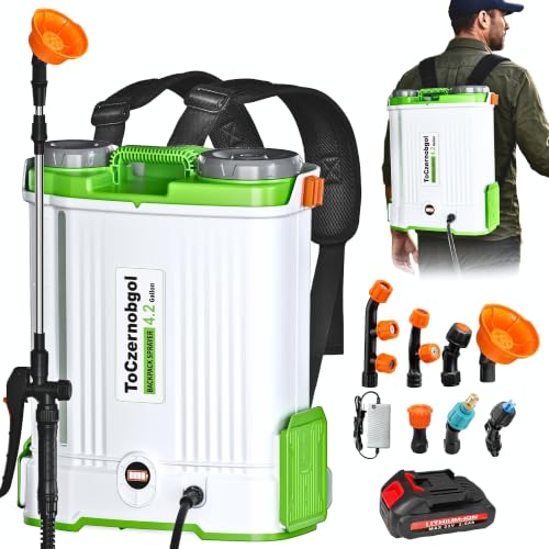 4.2-Gallon Electric Backpack Sprayer