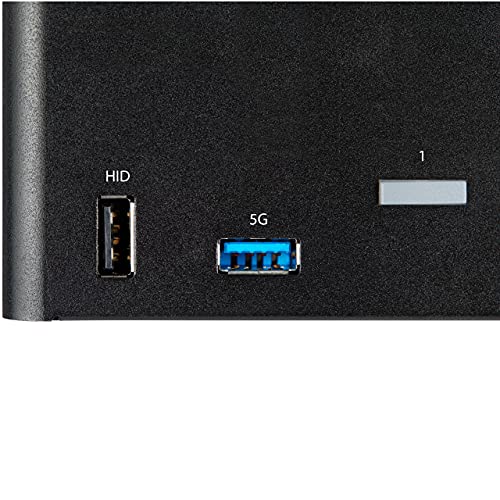 Image of StarTech 2-Port Triple DisplayPort KVM, 4K 60Hz UHD HDR, USB 3.0 Hub, TAA