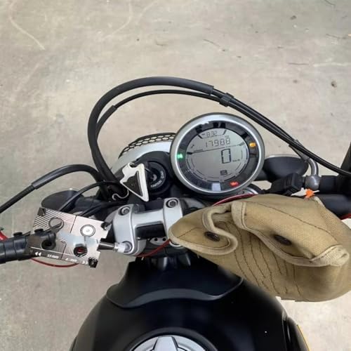 Couvercle d'instruments Moto Contre Buée et Rayures Ducati Scrambler