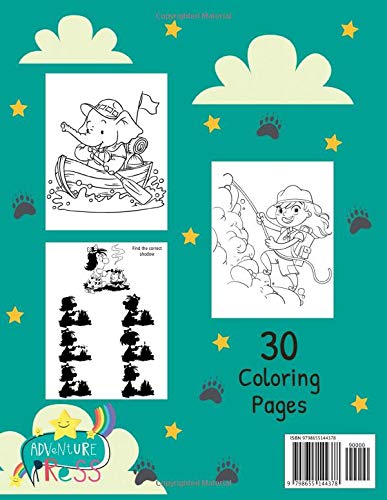 Camping Time Coloring Book for Kids Ages 4-8: 30 Cheerful Art Activities (Coloring is Fun) - Image 2