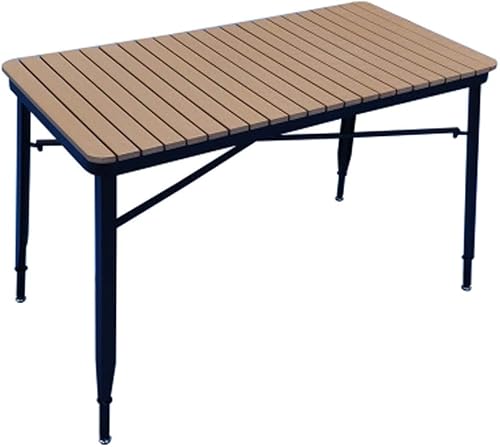 ZSEDP - Mesa plegable portátil y resistente mesa rectangular plegable para catering camping caballete picnic barbacoa fiesta cocina hogar jardín