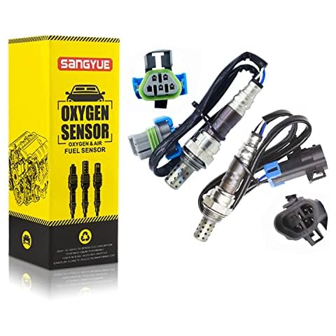 Sangyue 2X Oxygen Sensor 1 & 2 for 2011-2012 Chevrolet Malibu 2.4L Upstream + Downstream Cover