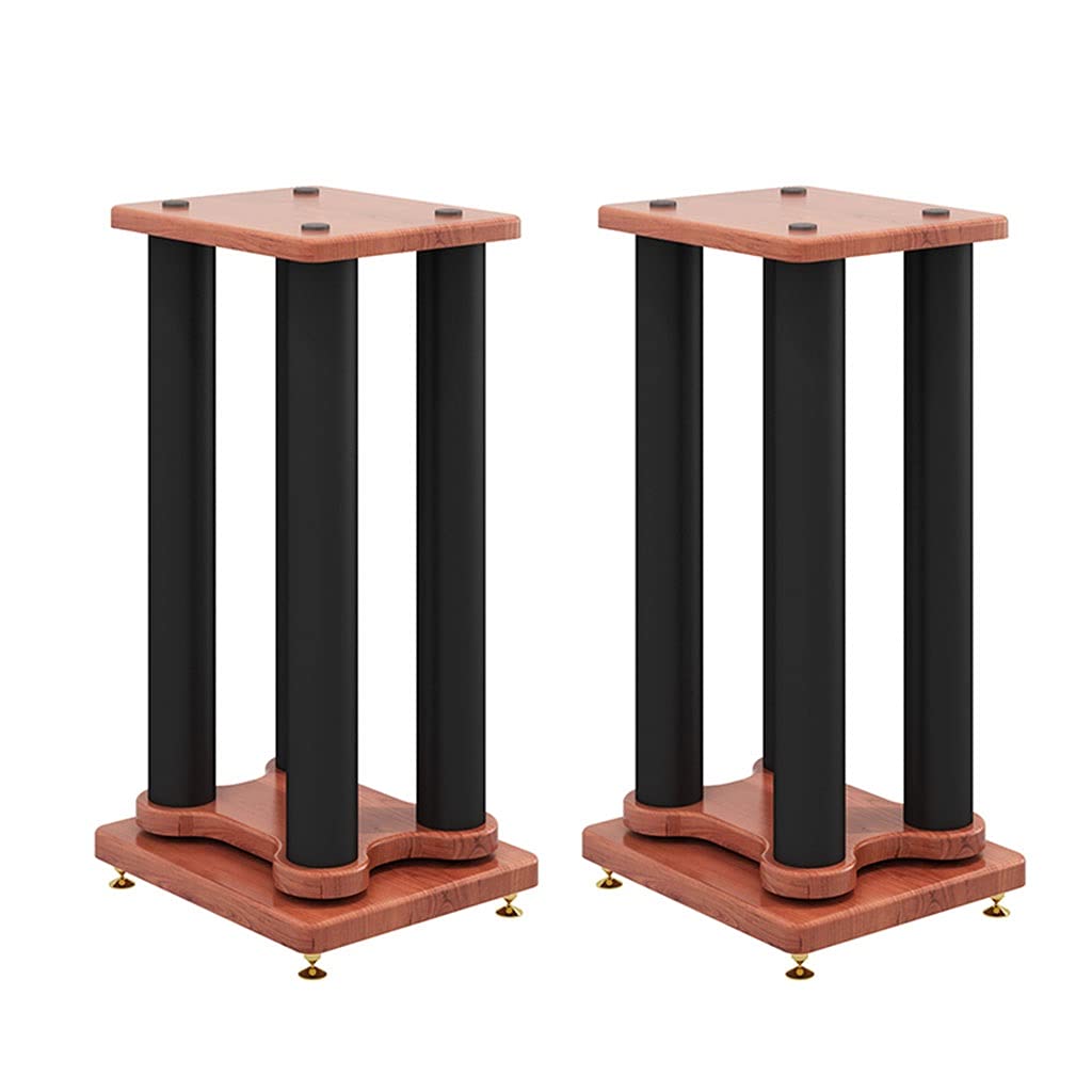 UWYTGF Monitor Speaker Stands Sound Rack Floor Type Sound Surround Rack Media Rack Sound Steel Frame Speaker Stand 2 Packs Studio Monitor Stand,One Color-S-60