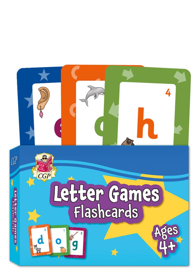 Letter Games Flashcards for Ages 4+ (CGP KS1 Activity Books and Cards)
