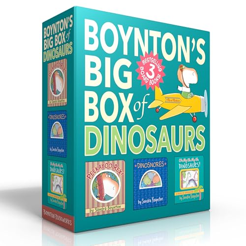 Image of Boynton's Big Box of Dinosaurs (Boxed Set): Peekaboo Rex!; Dinosnores; Oh My Oh My Oh Dinosaurs! (Boynton on Board)