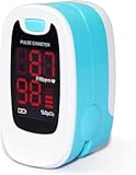 CONTEC LED CMS50M Pulse Oximeter,SpO2 and PR Value Waveform Blood Oxygen, Neck/Wrist Cord