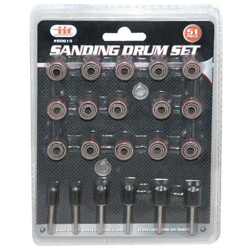 Iit 651 Jumbo 51Pc Drum Sanding Kit - Fits Dremel - Includes Rubber Drum Mandrels thumb #1